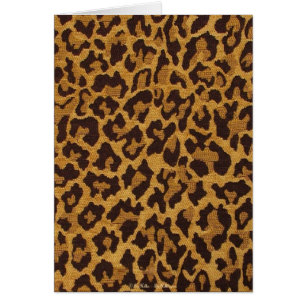 RAB Rockabilly Leopard Print Brown Gold