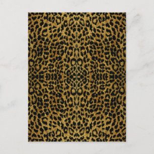 RAB Rockabilly Leopard Print Gifts Postcard
