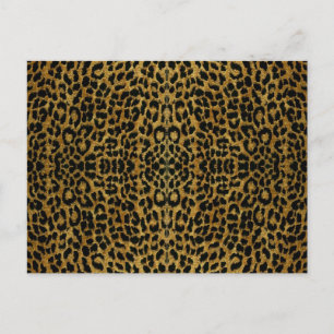RAB Rockabilly Leopard Print Gifts Postcard