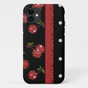 RAB Rockabilly Very Cherry Cherries Black Case-Mate iPhone Case