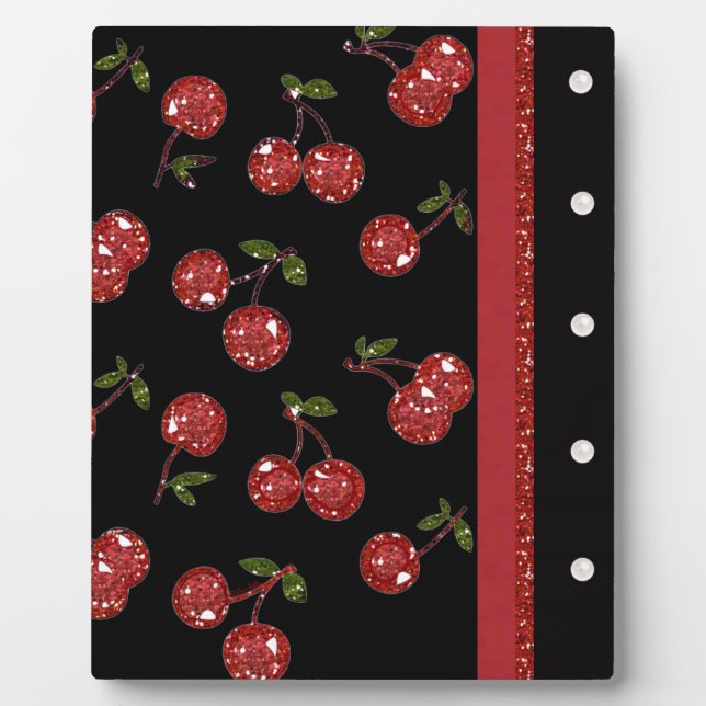 RAB Rockabilly Very Cherry Cherries Black Plaque (Front)
