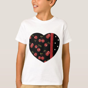 RAB Rockabilly Very Cherry Cherries Black T-Shirt