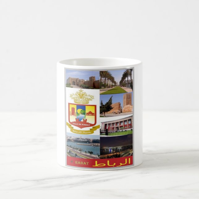 Rabat - Marocco - Mosaic - Coffee Mug (Center)