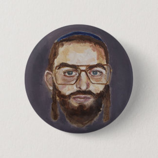 rabbi ross 6 cm round badge