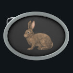 Rabbit 2 belt buckle<br><div class="desc">Hand-painted cute rabbit.</div>