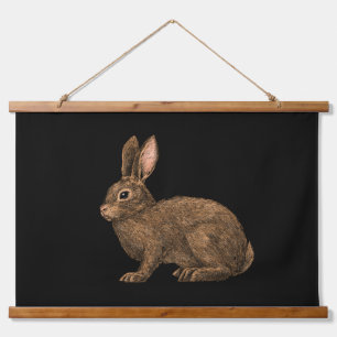 Rabbit 2 hanging tapestry