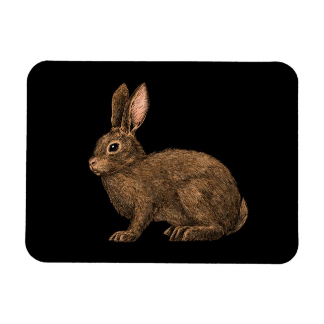 Rabbit 2 magnet (Horizontal)