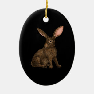 Rabbit 4 ceramic tree decoration