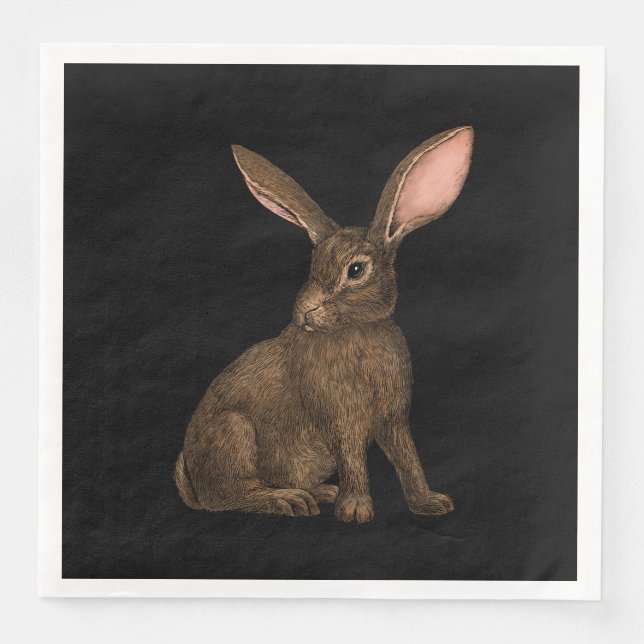 Rabbit 4 napkin (Front)
