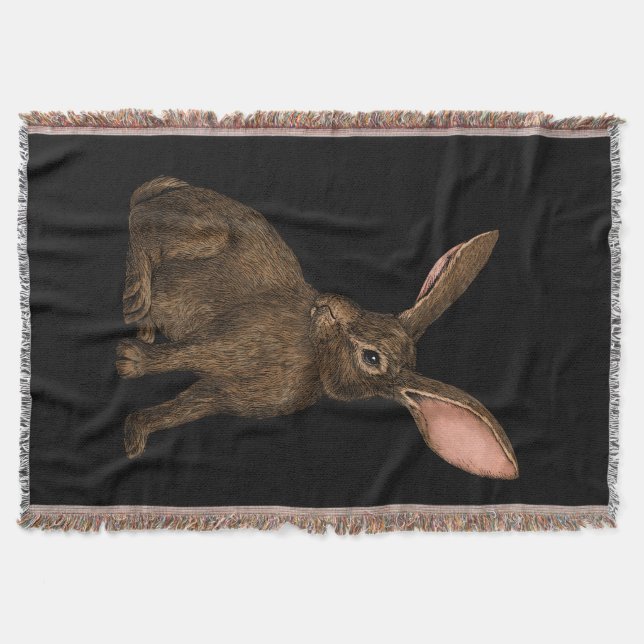 Rabbit 4 throw blanket (Front)