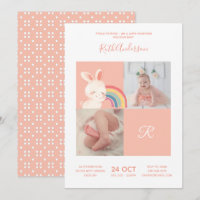 Rabbit • Alphabet Monogram Cute Baby Shower