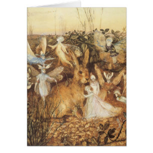 Rabbit Among the Fairies, Vintage Fairy Tales