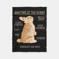 Rabbit Anatomy Bunny Lover Animal Pet Owner 