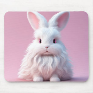 Rabbit, Angora,animal Mouse Pad