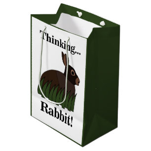 Rabbit Animal Cute Bunny Medium Gift Bag