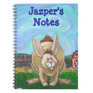 Rabbit Animal Parade writing stuff Spiral Notebook