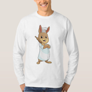 Rabbit as Baker with Rolling pin T-Shirt