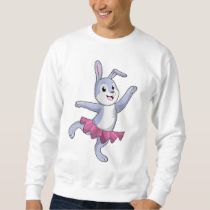 Rabbit as Ballerina at Ballet Sweatshirt