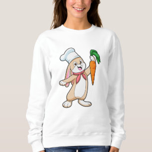Rabbit as Cook with Carrot Sweatshirt