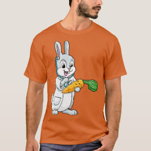 Rabbit as doctor with stethoscope and carrot T-Shirt