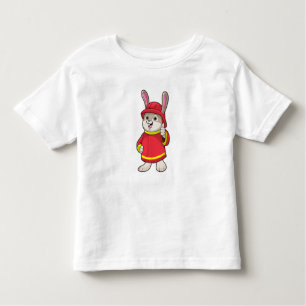Rabbit as Firefighter with Helmet Toddler T-Shirt