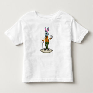 Rabbit as Gentleman with Cane Toddler T-Shirt
