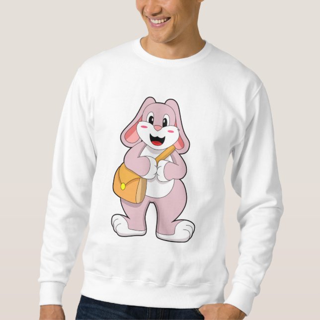 Rabbit as Hiker with Bag Sweatshirt (Front)