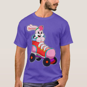 Rabbit as Inline Skater with Inline Skates T-Shirt