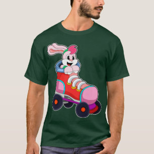 Rabbit as Inline Skater with Inline Skates T-Shirt