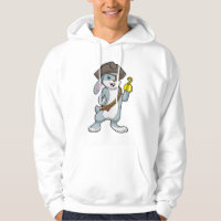 Rabbit as Pirate with Hook hand & Pirate hat