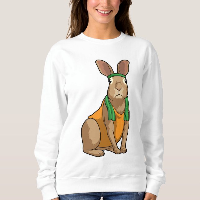 Rabbit as Runner with Towel Sweatshirt (Front)