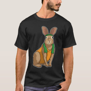 Rabbit as Runner with Towel T-Shirt