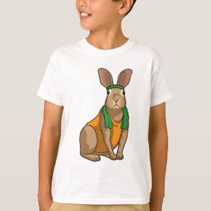 Rabbit as Runner with Towel T-Shirt