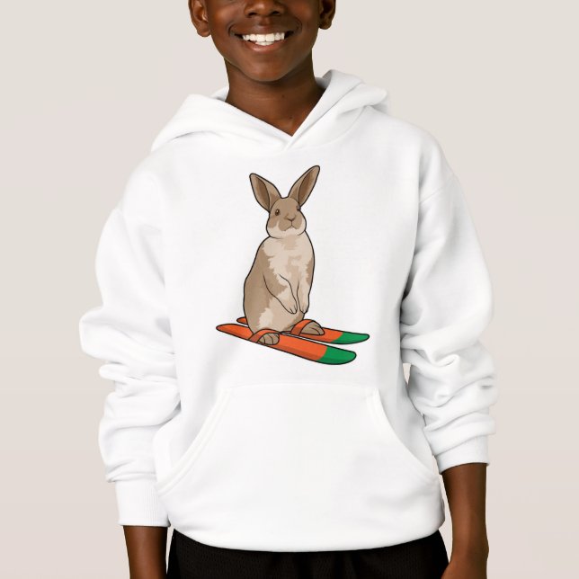 Rabbit as Skier with Ski (Front)