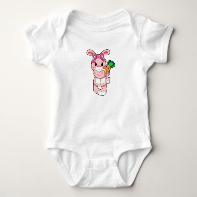 Rabbit as Toy Baby Bodysuit (Front)