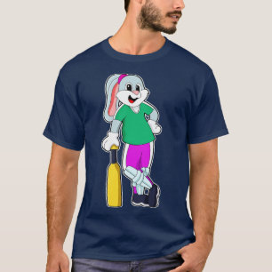 Rabbit at Cricket with Cricket bat 1 T-Shirt