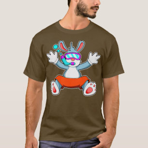 Rabbit at Diving with Swimming goggles Snorkel T-Shirt
