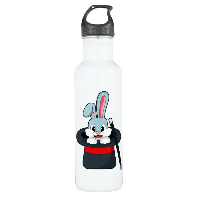 Rabbit at Magic with Wand & Hat 710 Ml Water Bottle (Front)