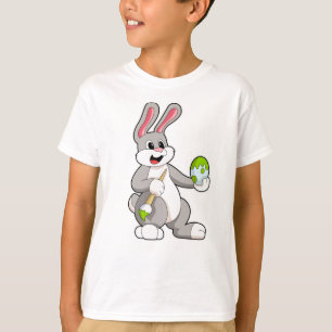 Rabbit at Painting with Egg T-Shirt