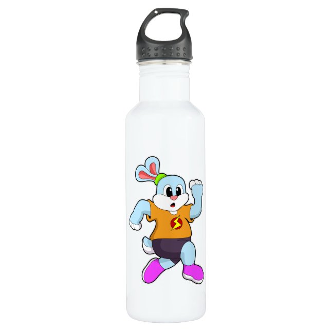 Rabbit at Running 710 Ml Water Bottle (Front)