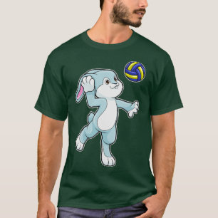 Rabbit at Sports with Volleyball 1 T-Shirt