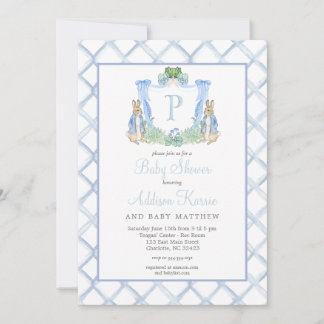 Rabbit Baby Shower Invitation