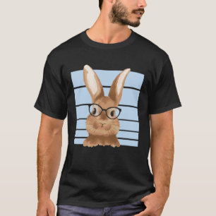 rabbit baby with glasses for men women children  1 T-Shirt
