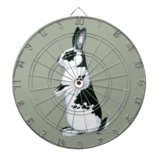 Rabbit:  Black and White Dartboard