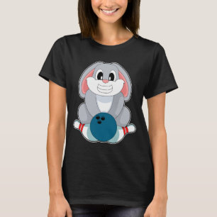 Rabbit Bowling Bowling ball Bowling pin T-Shirt
