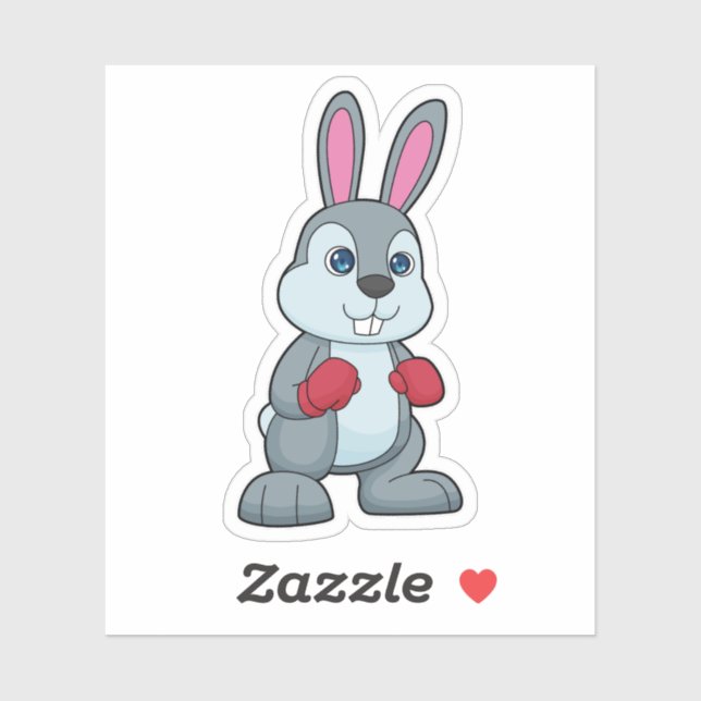 Rabbit Boxing Boxer Boxing gloves (Sheet)