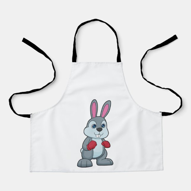 Rabbit Boxing Boxer Boxing gloves Apron (Front)