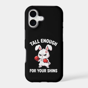 Rabbit Boxing Tall Enough for Your Shins Funny