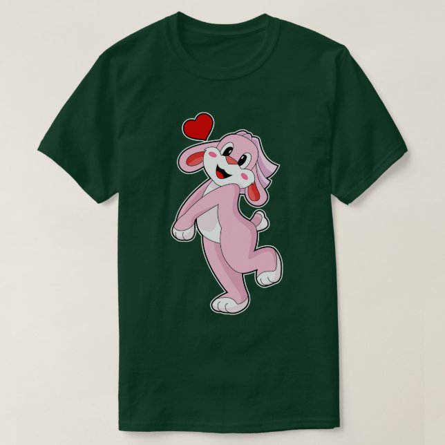 Rabbit Bride Veil Wedding T-Shirt (Design Front)