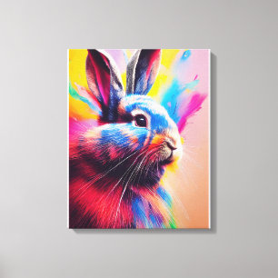 Rabbit Bunny Animal Discovery Adventure Nature Canvas Print